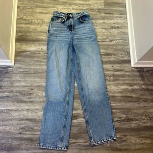 Wide leg jeans